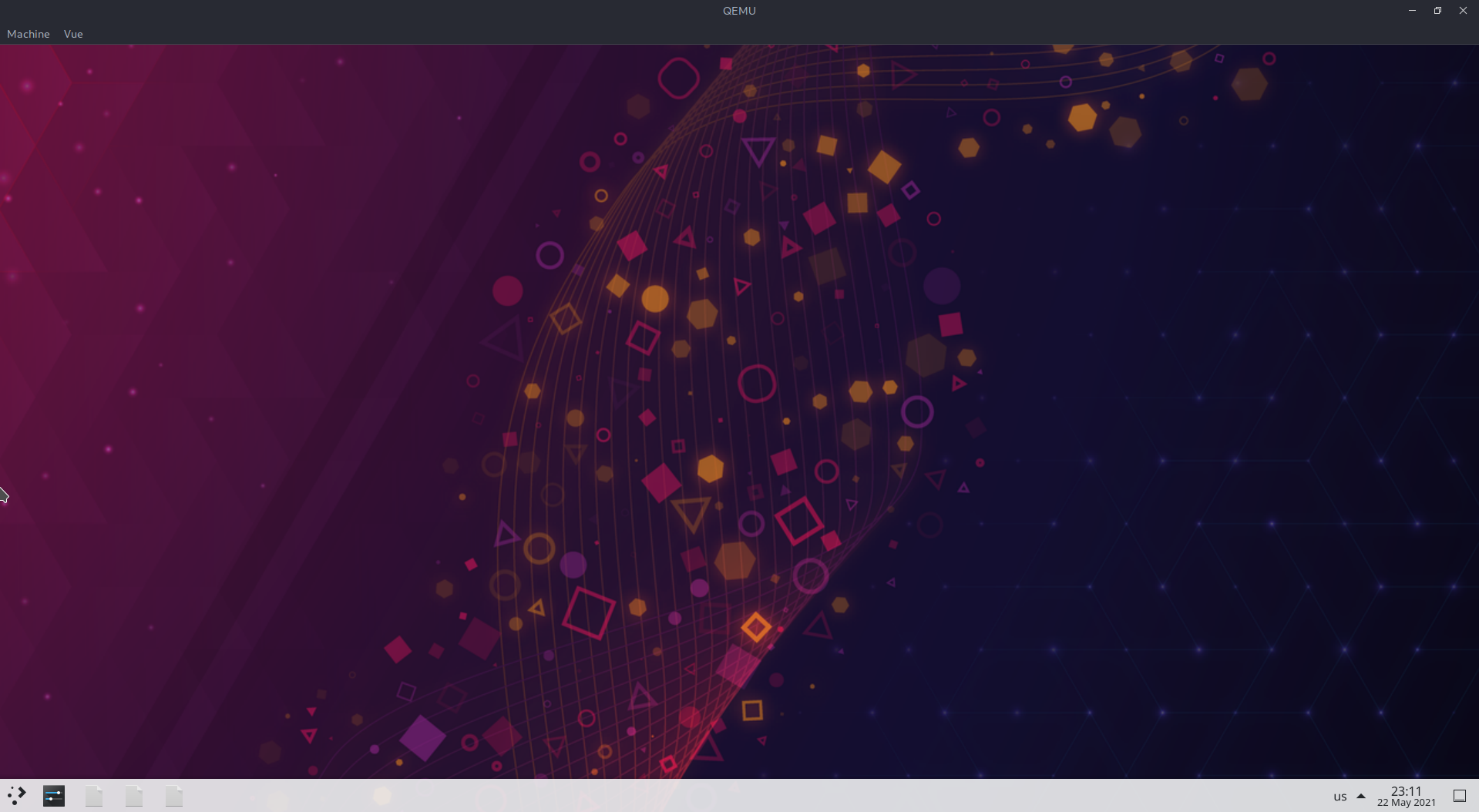 KDE QEMU desktop